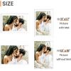 imageupsimples 20x30 Poster Frame Display Pictures 16x24 with Mat or 20x30 Without Mat Wall Hanging Picture Frame Natural 1 PackWhite