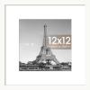 imageupsimples 20x30 Poster Frame Display Pictures 16x24 with Mat or 20x30 Without Mat Wall Hanging Picture Frame Natural 1 PackWhite