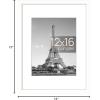 imageupsimples 20x30 Poster Frame Display Pictures 16x24 with Mat or 20x30 Without Mat Wall Hanging Picture Frame Natural 1 PackWhite
