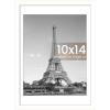 imageupsimples 20x30 Poster Frame Display Pictures 16x24 with Mat or 20x30 Without Mat Wall Hanging Picture Frame Natural 1 PackWhite