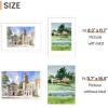 imageupsimples 20x30 Poster Frame Display Pictures 16x24 with Mat or 20x30 Without Mat Wall Hanging Picture Frame Natural 1 PackWhite