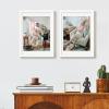 imageupsimples 20x30 Poster Frame Display Pictures 16x24 with Mat or 20x30 Without Mat Wall Hanging Picture Frame Natural 1 PackWhite