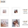 imageupsimples 20x30 Poster Frame Display Pictures 16x24 with Mat or 20x30 Without Mat Wall Hanging Picture Frame Natural 1 PackWhite