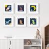 imageupsimples 20x30 Poster Frame Display Pictures 16x24 with Mat or 20x30 Without Mat Wall Hanging Picture Frame Natural 1 PackWhite