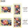 imageupsimples 20x30 Poster Frame Display Pictures 16x24 with Mat or 20x30 Without Mat Wall Hanging Picture Frame Natural 1 PackYellow