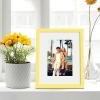 imageupsimples 20x30 Poster Frame Display Pictures 16x24 with Mat or 20x30 Without Mat Wall Hanging Picture Frame Natural 1 PackYellow