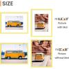imageupsimples 20x30 Poster Frame Display Pictures 16x24 with Mat or 20x30 Without Mat Wall Hanging Picture Frame Natural 1 PackYellow