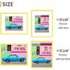 imageupsimples 20x30 Poster Frame Display Pictures 16x24 with Mat or 20x30 Without Mat Wall Hanging Picture Frame Natural 1 PackYellow