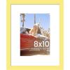 imageupsimples 20x30 Poster Frame Display Pictures 16x24 with Mat or 20x30 Without Mat Wall Hanging Picture Frame Natural 1 PackYellow