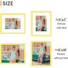 imageupsimples 20x30 Poster Frame Display Pictures 16x24 with Mat or 20x30 Without Mat Wall Hanging Picture Frame Natural 1 PackYellow