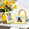 imageupsimples 20x30 Poster Frame Display Pictures 16x24 with Mat or 20x30 Without Mat Wall Hanging Picture Frame Natural 1 PackYellow