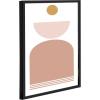 imageupsimples 5x7 Picture Frame Set of 3 Made of High Definition Glass for 5 x 7 Wall and Tabletop Display Thin Border Photo Frames for Home Decor RedBlack