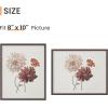 imageupsimples 5x7 Picture Frame Set of 3 Made of High Definition Glass for 5 x 7 Wall and Tabletop Display Thin Border Photo Frames for Home Decor RedBrown