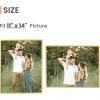 imageupsimples 5x7 Picture Frame Set of 3 Made of High Definition Glass for 5 x 7 Wall and Tabletop Display Thin Border Photo Frames for Home Decor RedGold