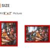 imageupsimples 5x7 Picture Frame Set of 3 Made of High Definition Glass for 5 x 7 Wall and Tabletop Display Thin Border Photo Frames for Home Decor RedRed