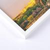 imageupsimples 5x7 Picture Frame Set of 3 Made of High Definition Glass for 5 x 7 Wall and Tabletop Display Thin Border Photo Frames for Home Decor RedWhite