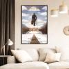 imageupsimples 12x18 Picture Frame White 3 Pack ScratchProof Poster Frames 12 x 18 for Photo Gallery  SlideIn Strips Horizontal or Vertical Wall MountingBlack