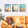 imageupsimples 12x18 Picture Frame White 3 Pack ScratchProof Poster Frames 12 x 18 for Photo Gallery  SlideIn Strips Horizontal or Vertical Wall MountingBlack