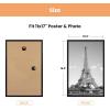 imageupsimples 12x18 Picture Frame White 3 Pack ScratchProof Poster Frames 12 x 18 for Photo Gallery  SlideIn Strips Horizontal or Vertical Wall MountingBlack