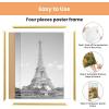 imageupsimples 12x18 Picture Frame White 3 Pack ScratchProof Poster Frames 12 x 18 for Photo Gallery  SlideIn Strips Horizontal or Vertical Wall MountingGold