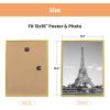 imageupsimples 12x18 Picture Frame White 3 Pack ScratchProof Poster Frames 12 x 18 for Photo Gallery  SlideIn Strips Horizontal or Vertical Wall MountingGold