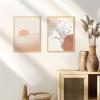 imageupsimples 12x18 Picture Frame White 3 Pack ScratchProof Poster Frames 12 x 18 for Photo Gallery  SlideIn Strips Horizontal or Vertical Wall MountingNatural