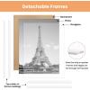 imageupsimples 12x18 Picture Frame White 3 Pack ScratchProof Poster Frames 12 x 18 for Photo Gallery  SlideIn Strips Horizontal or Vertical Wall MountingWhite