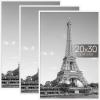 imageupsimples 12x18 Picture Frame White 3 Pack ScratchProof Poster Frames 12 x 18 for Photo Gallery  SlideIn Strips Horizontal or Vertical Wall MountingWhite