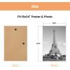 imageupsimples 12x18 Picture Frame White 3 Pack ScratchProof Poster Frames 12 x 18 for Photo Gallery  SlideIn Strips Horizontal or Vertical Wall MountingWhite
