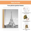 imageupsimples 12x18 Picture Frame White 3 Pack ScratchProof Poster Frames 12 x 18 for Photo Gallery  SlideIn Strips Horizontal or Vertical Wall MountingWhite
