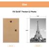 imageupsimples 12x18 Picture Frame White 3 Pack ScratchProof Poster Frames 12 x 18 for Photo Gallery  SlideIn Strips Horizontal or Vertical Wall MountingWhite
