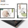imageupsimples 11x17 Picture Frame Wall Gallery Photo Frames with Engineered Wood Brown 1 PackBlack