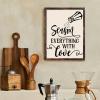imageupsimples 11x17 Picture Frame Wall Gallery Photo Frames with Engineered Wood Brown 1 PackBrown