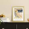 imageupsimples 11x17 Picture Frame Wall Gallery Photo Frames with Engineered Wood Brown 1 PackGold