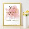 imageupsimples 11x17 Picture Frame Wall Gallery Photo Frames with Engineered Wood Brown 1 PackGold
