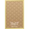 imageupsimples 11x17 Picture Frame Wall Gallery Photo Frames with Engineered Wood Brown 1 PackGold