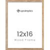 imageupsimples 11x17 Picture Frame Wall Gallery Photo Frames with Engineered Wood Brown 1 PackRustic Brown