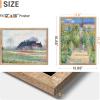 imageupsimples 11x17 Picture Frame Wall Gallery Photo Frames with Engineered Wood Brown 1 PackRustic Brown