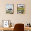 imageupsimples 11x17 Picture Frame Wall Gallery Photo Frames with Engineered Wood Brown 1 PackRustic Brown
