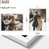 imageupsimples 11x17 Picture Frame Wall Gallery Photo Frames with Engineered Wood Brown 1 PackWhite
