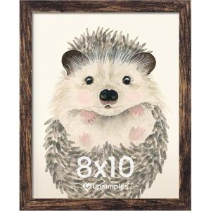 imageupsimples 11x17 Picture Frame Wall Gallery Photo Frames with Engineered Wood Brown 1 PackBrown