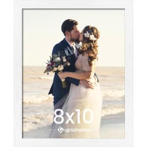 imageupsimples 11x17 Picture Frame Wall Gallery Photo Frames with Engineered Wood Brown 1 PackWhite