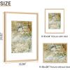 imageupsimples 8x10 Picture Frame Natural Solid Wooden Picture Frames Display 5x7 with Mat or 8 x 10 Without Mat Wall or Tabletop 1 Pack NaturalNatural