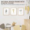 imageupsimples 8x10 Picture Frame Natural Solid Wooden Picture Frames Display 5x7 with Mat or 8 x 10 Without Mat Wall or Tabletop 1 Pack NaturalNatural