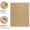 imageupsimples 8x10 Picture Frame Natural Solid Wooden Picture Frames Display 5x7 with Mat or 8 x 10 Without Mat Wall or Tabletop 1 Pack NaturalNatural
