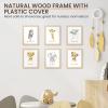 imageupsimples 8x10 Picture Frame Natural Solid Wooden Picture Frames Display 5x7 with Mat or 8 x 10 Without Mat Wall or Tabletop 1 Pack NaturalNatural