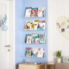imageupsimples 2 Pack 355x55 Inches Acrylic Shelves for Wall Storage Floating Bookshelves for Kids Display Shelf Organizer for Bathroom Bedroom Living Room Kitchen Clear6