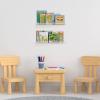 imageupsimples 2 Pack 355x55 Inches Acrylic Shelves for Wall Storage Floating Bookshelves for Kids Display Shelf Organizer for Bathroom Bedroom Living Room Kitchen Clear6