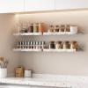 imageupsimples Floating Shelves for Wall Wall Shelves for Decor Storage Set of 6 Wall Mounted Wood Shelves for Bedroom Living Room Bathroom Kitchen 236 inch Long Picture Ledge Shelves WhiteRustic White