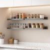 imageupsimples Floating Shelves for Wall Wall Shelves for Decor Storage Set of 6 Wall Mounted Wood Shelves for Bedroom Living Room Bathroom Kitchen 236 inch Long Picture Ledge Shelves WhiteGrey
